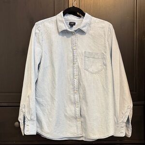J Crew Light Chambray Casual Shirt